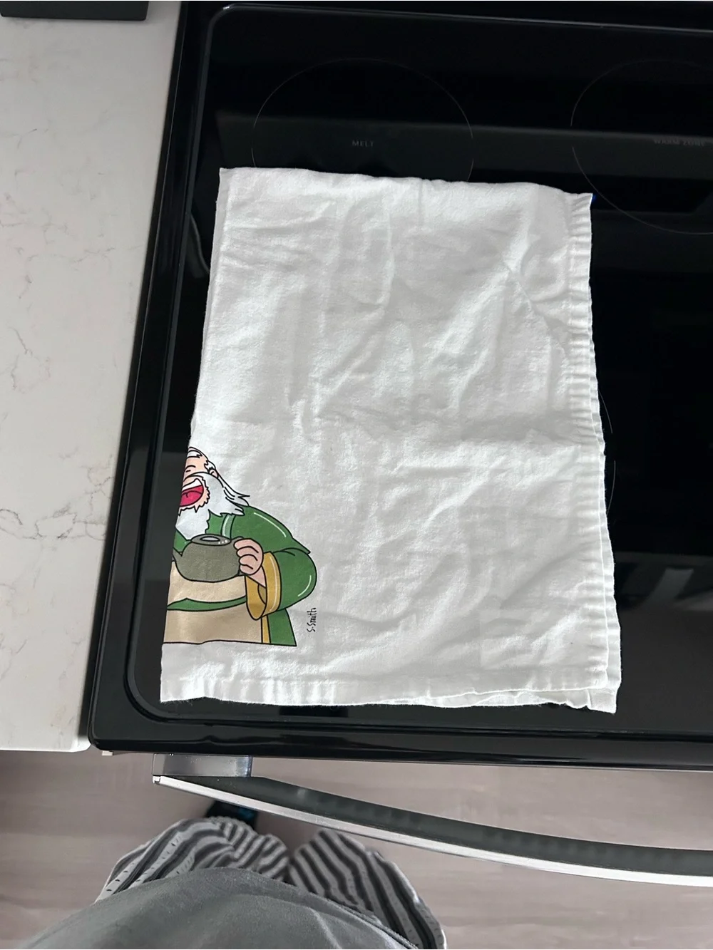 Avatar: The Last Airbender Uncle Iroh “Tea Time” Kitchen Towel – 100% Cotton